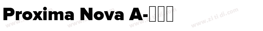 Proxima Nova A字体转换